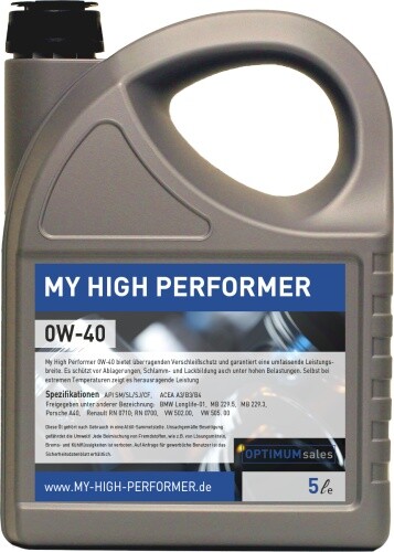 Olio motore 229 5 - 0w-40, mb