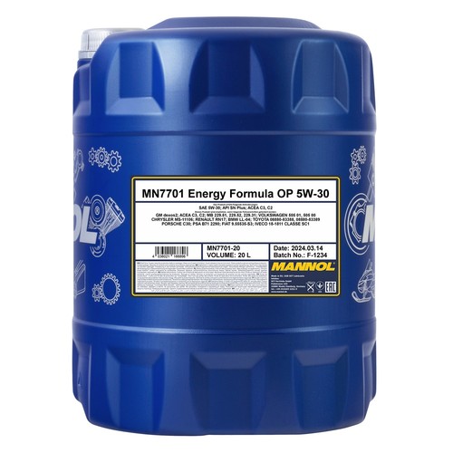 Olio motore mannol energy - motore,