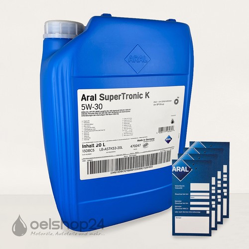 Aral super tronic sae 30 - k, 5w-30